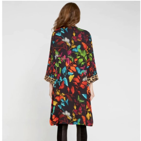 Alice + Olivia | Avila Reversible Kimono Multi Garden/Combo - Picture 2 of 11